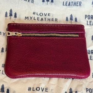 Double Zip Wallet Orchid Portland Leather Goods